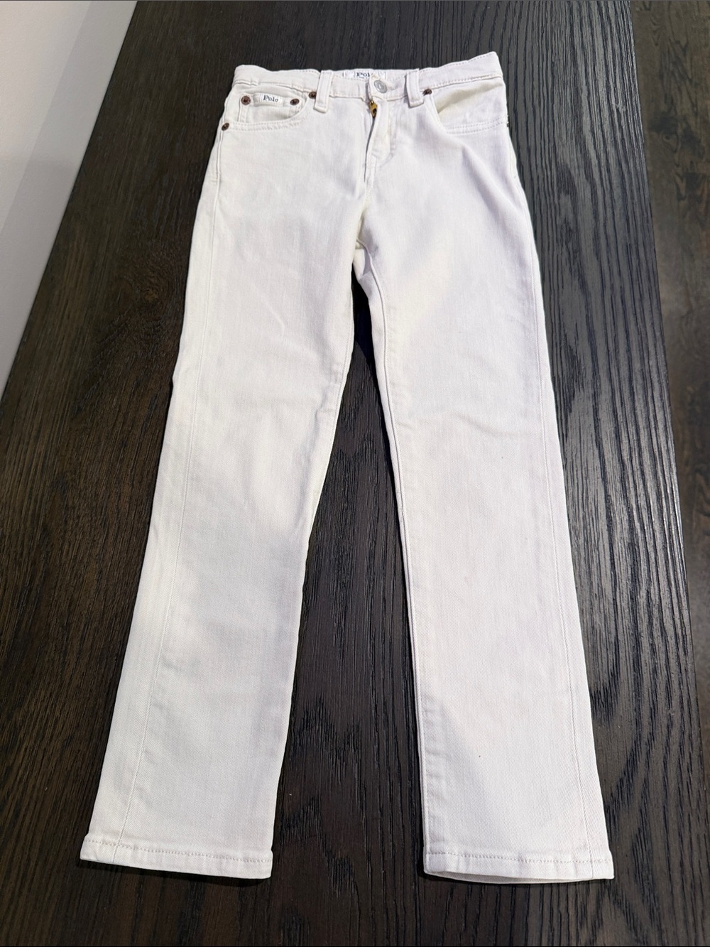 Ralph Lauren cream Slim Straight Jeans 6